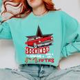 Sock Hop Fabulous Fifties Rock N Roll Automobile Nostalgia Comfort Colors Sweatshirt Butter