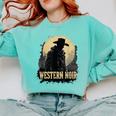 Spaghetti Western Cowboy Culture Classic Western Nostalgia Comfort Colors Sweatshirt Butter