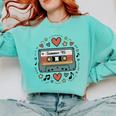 Summer ’95 Retro Cassette Tape Nostalgia Music Lover Premium Tri-Blend Comfort Colors Sweatshirt Butter