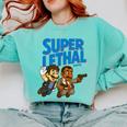 Super Lethal Cute Nostalgia Comfort Colors Sweatshirt Butter Super Lethal Cute Nostalgia Comfort Colors Sweatshirt Butter