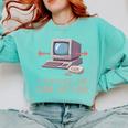 I Survived The Dial-Up Era Retro 90s Nostalgia Premium Tri-Blend Comfort Colors Sweatshirt Butter