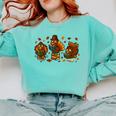 Teacher Fall Thanksgiving Turkey Reading Books Lovers Comfort Colors Sweatshirt Butter Teacher Fall Thanksgiving Turkey Reading Books Lovers Comfort Colors Sweatshirt Butter