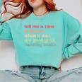 Tell Me a Time In History When Good Guys Banned Books Comfort Colors Sweatshirt Butter