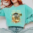 Tired Moms Book Club Cozy Night Coffee Reading Cat Comfort Colors Sweatshirt Butter