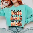 History Month Educated Black Women Girls Reading Books Comfort Colors Sweatshirt Butter
