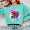 Totally 80's Tie Dye Retro Vibes 1980s Style Nostalgia Comfort Colors Sweatshirt Butter Totally 80's Tie Dye Retro Vibes 1980s Style Nostalgia Comfort Colors Sweatshirt Butter