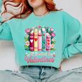 Valentine All Booked For Valentine Book Lovers Teacher Kid Comfort Colors Sweatshirt Butter Valentine All Booked For Valentine Book Lovers Teacher Kid Comfort Colors Sweatshirt Butter