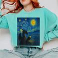 Van Gogh Starry Night Fantasy Reader Dragon Reading Book Comfort Colors Sweatshirt Butter Van Gogh Starry Night Fantasy Reader Dragon Reading Book Comfort Colors Sweatshirt Butter