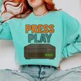 VHS Cassette Retro Analog Nostalgia Theme Comfort Colors Sweatshirt Butter VHS Cassette Retro Analog Nostalgia Theme Comfort Colors Sweatshirt Butter