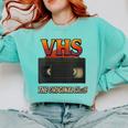 VHS Tape Nostalgia Old School Technology Humor Comfort Colors Sweatshirt Butter VHS Tape Nostalgia Old School Technology Humor Comfort Colors Sweatshirt Butter