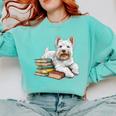 West Highland Terrier Books Dog Breed Westie For Men Women Kids Comfort Colors Sweatshirt Butter West Highland Terrier Books Dog Breed Westie For Men Women Kids Comfort Colors Sweatshirt Butter
