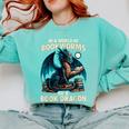 In a World Of Bookworms Be a Book Dragon Reading Comfort Colors Sweatshirt Butter