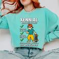 Xennial Born 1977 To 1983 Nostalgia Comfort Colors Sweatshirt Butter