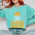2018 Graduation Class Of 2018 King T Shirt Comfort Colors Sweatshirt Chalky Mint