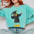 2018 Graduation Shirts Sloth Lovers For Women Teens Comfort Colors Sweatshirt Chalky Mint