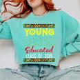 2019 African American High School Graduation Senior T Shirt Comfort Colors Sweatshirt Chalky Mint