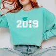 2019 Graduate Graduation Shirt For Senior 2019 Comfort Colors Sweatshirt Chalky Mint