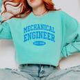 2019 Graduation For Mechanical Engineer Comfort Colors Sweatshirt Chalky Mint