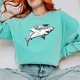 2019 Graduation Shark T Shirt High School College Grad Comfort Colors Sweatshirt Chalky Mint