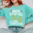 2019 High School Graduation Gamer Graduation Comfort Colors Sweatshirt Chalky Mint