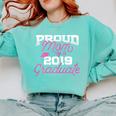 2019 Mom Graduation Comfort Colors Sweatshirt Chalky Mint
