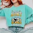 2021 Graduation Shirts For Family 2021 Graduation For Aunt Comfort Colors Sweatshirt Chalky Mint