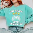 2nd Grade Graduation Video Gamer Tee Comfort Colors Sweatshirt Chalky Mint
