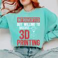 3D Printer Introvert 3D Printing Comfort Colors Sweatshirt Chalky Mint 3D Printer Introvert 3D Printing Comfort Colors Sweatshirt Chalky Mint