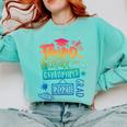 3rd Grade 2021 Graduate Quarantine Third Grade Graduation Comfort Colors Sweatshirt Chalky Mint