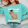 5th Grade Graduation Class Of 2023 Capybara Fifth Graduate Comfort Colors Sweatshirt Chalky Mint