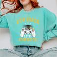 6th Grade Graduation Senior Video Gamer Graduated Comfort Colors Sweatshirt Chalky Mint
