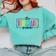 8th Eighth Grade Graduation 2025 Graduate Last Day Of School Comfort Colors Sweatshirt Chalky Mint