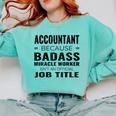 Accountant Graduation Future Accountant Men Women Comfort Colors Sweatshirt Chalky Mint