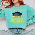 Achievement Unlocked High School Graduation Gamer Comfort Colors Sweatshirt Chalky Mint