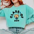 Aggretsuko Class Of 2019 Graduation Seniors Graduate Comfort Colors Sweatshirt Chalky Mint