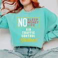 Air Traffic Control Major Student Shirt Graduation Comfort Colors Sweatshirt Chalky Mint