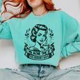 My Alone Time Is For Everyone's Safety Introvert Safety Comfort Colors Sweatshirt Chalky Mint