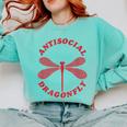 Antisocial Dragonfly Introvert Humor Nature Insect Graphic Comfort Colors Sweatshirt Chalky Mint Antisocial Dragonfly Introvert Humor Nature Insect Graphic Comfort Colors Sweatshirt Chalky Mint