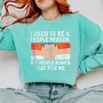 Antisocial Not A People Person Socially Selective Introvert Comfort Colors Sweatshirt Chalky Mint