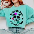 Antisocial Pit Bull Mom Pittie Introvert Dog Lover Pit Bull Comfort Colors Sweatshirt Chalky Mint Antisocial Pit Bull Mom Pittie Introvert Dog Lover Pit Bull Comfort Colors Sweatshirt Chalky Mint