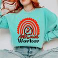 AntiSocial Worker Anti-Social Social Worker Introvert Comfort Colors Sweatshirt Chalky Mint AntiSocial Worker Anti-Social Social Worker Introvert Comfort Colors Sweatshirt Chalky Mint