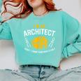 Architect Sorry Your Home Is Ugly Graduation Architecture Comfort Colors Sweatshirt Chalky Mint
