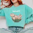 Awkward Turtle Upside Down Witty Comical Introvert Comfort Colors Sweatshirt Chalky Mint Awkward Turtle Upside Down Witty Comical Introvert Comfort Colors Sweatshirt Chalky Mint