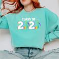 Band Geek Music Class Of 2020 Graduation Comfort Colors Sweatshirt Chalky Mint