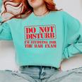 Bar Exam Law School Graduation Study T-Shirt Comfort Colors Sweatshirt Chalky Mint