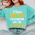 Bar Exam Shirt Law School Graduation 2025 Senior Comfort Colors Sweatshirt Chalky Mint