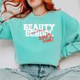 Beauty School Graduation Class Of 2018 Comfort Colors Sweatshirt Chalky Mint