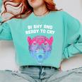 Bi Shy And Ready To Cry Bisexual Introvert Bi Pride Raglan Baseball Tee Comfort Colors Sweatshirt Chalky Mint Bi Shy And Ready To Cry Bisexual Introvert Bi Pride Raglan Baseball Tee Comfort Colors Sweatshirt Chalky Mint