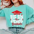 Big Sis Of a 2025 Graduate Class Senior Graduation Grad 25 Comfort Colors Sweatshirt Chalky Mint
