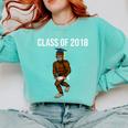 Bigfoot Graduation Shirt Class Of 2018 College Boys Comfort Colors Sweatshirt Chalky Mint